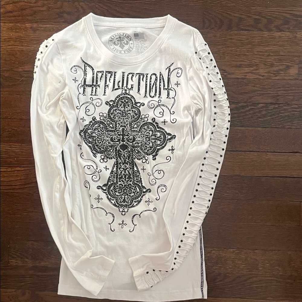 Affliction Cross Shirt